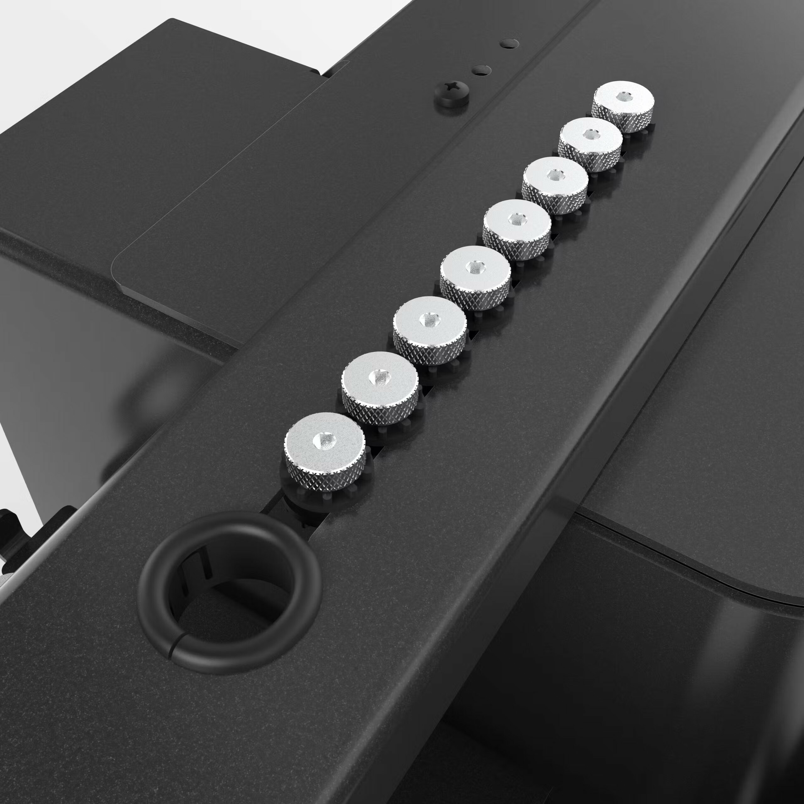 a photo of the extra screws attached and provided on the desktop