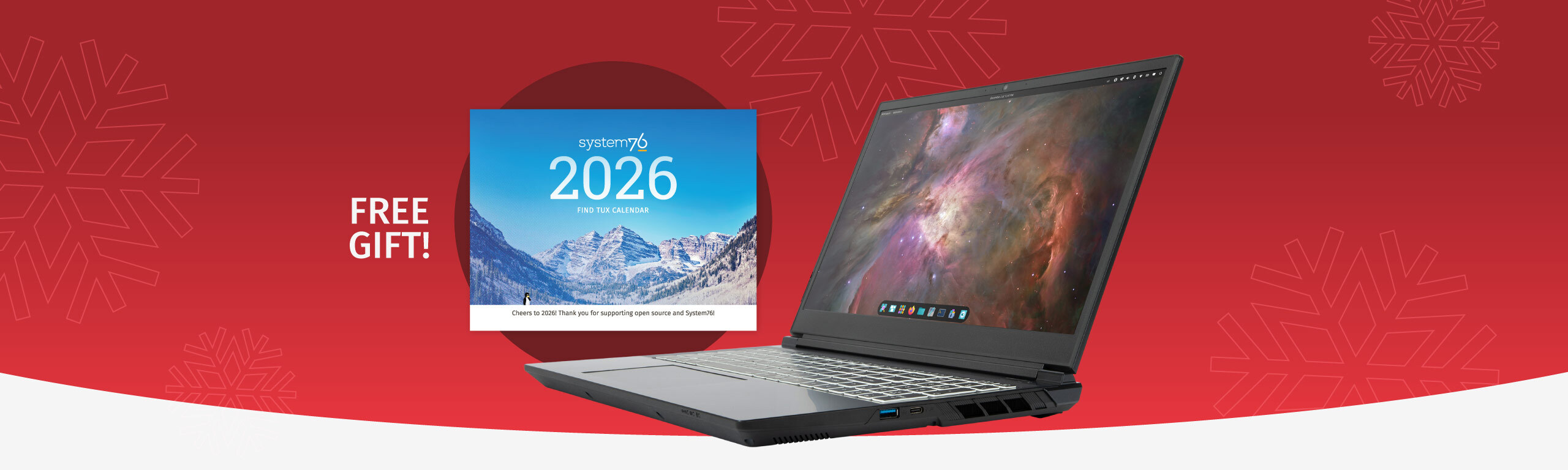 Now thru January 8 Holiday Sale includes free calendar with purchase