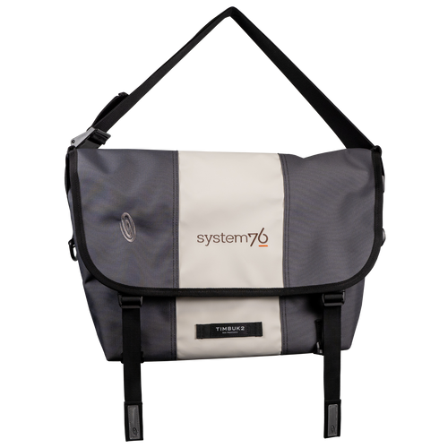 Custom made laptop bag with canvas, nylon, and other consciously-sourced materials from around the world.
