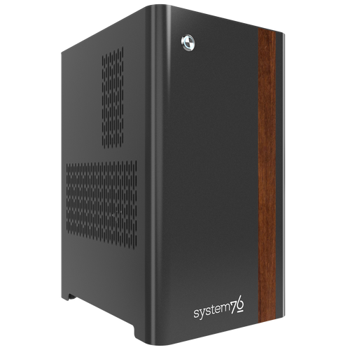 Thelio Mira quarter turned to the right with walnut accent