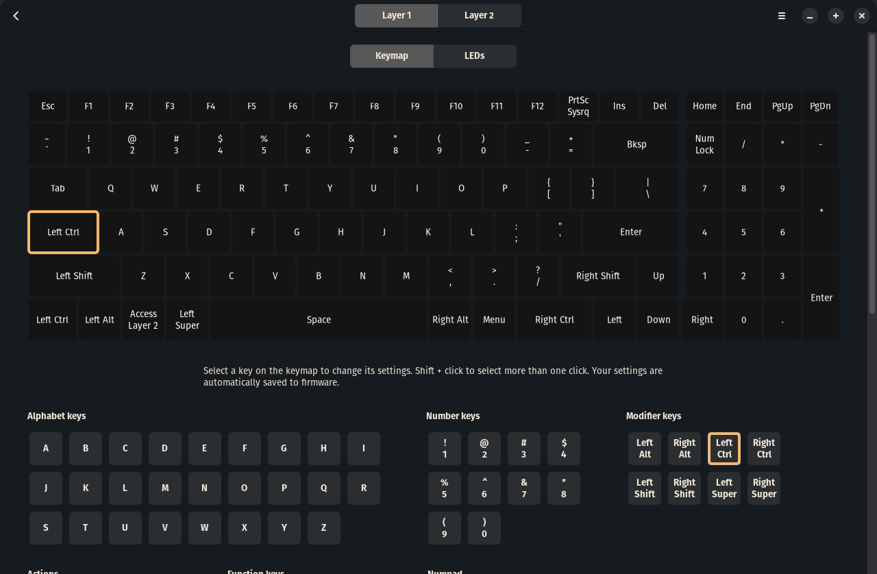 customize your keyboard user interface